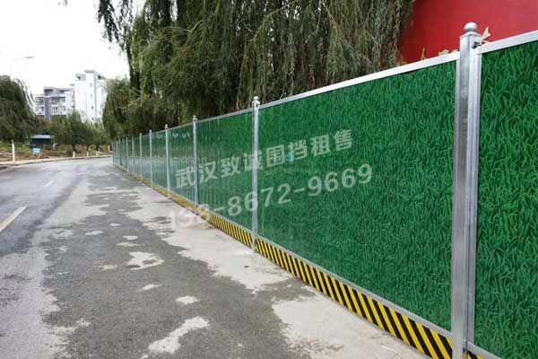 武汉致诚围挡出租客户案例-道路案例